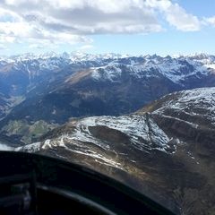 Flugwegposition um 13:23:02: Aufgenommen in der Nähe von Gemeinde Abfaltersbach, Österreich in 2784 Meter